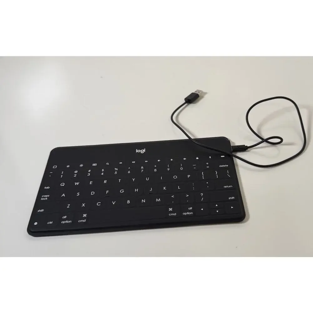 Logitech Keys-to-Go Ultra Slim Keyboard, Black, 81-08